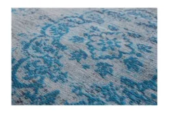 Sale Louis de Poortere Vloerkleed Grey Turquoise 8255 Fading World Medallion |