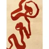 Louis de Poortere Vloerkleed Imperial Red 9847 Ribbon |