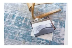 Louis de Poortere Vloerkleden^Vloerkleed Long Island Blue 8718 Atlantic Streaks |