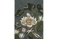 Discount Wedgwood Home Vloerkleed Midnight Pond 038608 Waterlily |