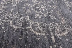 Louis de Poortere Vloerkleden^Vloerkleed Mineral Black 8263 Fading World Medallion |