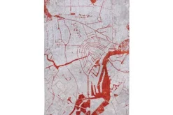 Louis de Poortere Vloerkleden^Vloerkleed Orange Cut 9323 Cities |