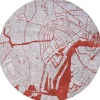 Louis de Poortere Vloerkleed Orange Cut 9323 Cities |