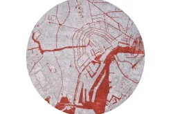 Louis de Poortere Vloerkleed Orange Cut 9323 Cities |