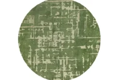 Louis de Poortere Vloerkleden^Vloerkleed Perriers Green 9202 Baobab |