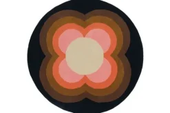 Clearance Orla Kiely Vloerkleed Pink 060005 Sunflower