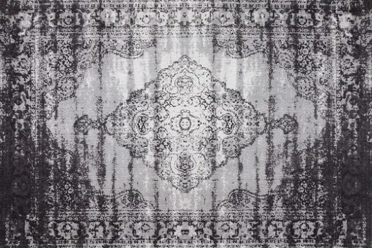 Sale Livingfurn Vloerkleed vintage black Kelly