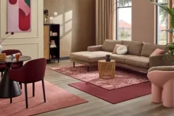 Best Brinker Vloerkleed Warm Red Fuse FloorArt |