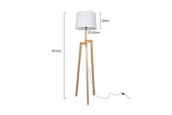 Steinhauer Vloerlampen^Vloerlamp 7661BE Bess Mexlite