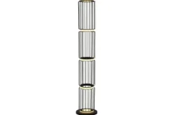 Outlet Searchlight Vloerlamp EU54211-1BK Circolo Cage