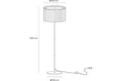 Lucide Vloerlampen^Vloerlamp Fold