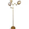 Toms Luxury Lights Vloerlampen^Vloerlamp 3-lichts Messing Cas