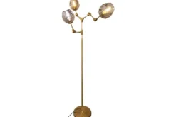 Toms Luxury Lights Vloerlampen^Vloerlamp 3-lichts Messing Cas
