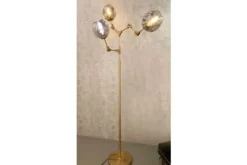 Toms Luxury Lights Vloerlampen^Vloerlamp 3-lichts Messing Cas