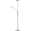 Highlight Vloerlampen^Vloerlamp Zilver Luna
