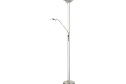 Highlight Vloerlampen^Vloerlamp Zilver Luna