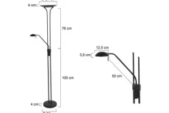 New Steinhauer Vloerlamp 7500ZW Biron Mexlite