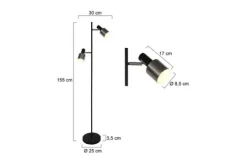 Anne Lighting Vloerlampen^Vloerlamp 1702ZW Fjorgard