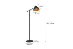 New Steinhauer Vloerlamp 1322ZW Nové Mexlite