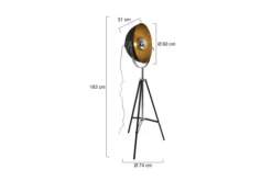 Steinhauer Vloerlampen^Vloerlamp 7679ZW Vidar Mexlite