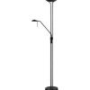 Highlight Vloerlampen^Vloerlamp Zwart Luna