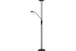 Highlight Vloerlampen^Vloerlamp Zwart Luna