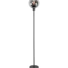 Highlight Vloerlampen^Vloerlamp Zwart Rookglas Fantasy