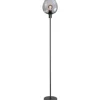 Highlight Vloerlampen^Vloerlamp Zwart Rookglas Fantasy