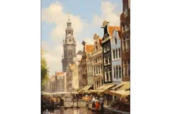 Urban Cotton Wandkleed Amsterdam