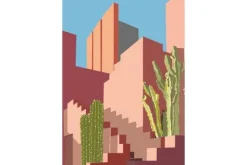 Urban Cotton Wandkleden^Wandkleed Botanical Stairs