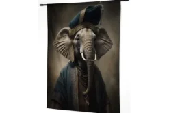 Sale Urban Cotton Wandkleed Elephant