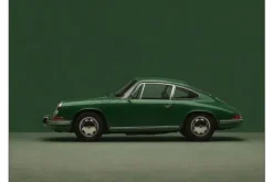 New Urban Cotton Wandkleed Green Porsche