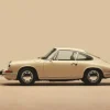 Outlet Urban Cotton Wandkleed Vintage Porsche Beige