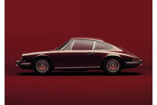 Urban Cotton Wandkleden^Wandkleed Vintage Porsche Red