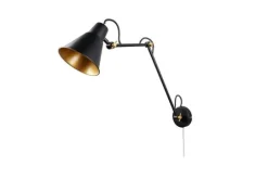 Searchlight Wandlampen^Wandlamp 7403BK