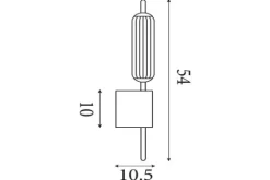 Searchlight Wandlampen^Wandlamp  Cattail