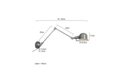 Online Steinhauer Wandlamp 7656G Davin Mexlite