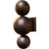 Leclercq & Bouwman Wandlampen^Wandlamp LB783-2WL textured black Allure |