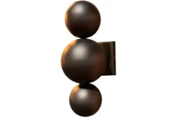 Leclercq & Bouwman Wandlampen^Wandlamp LB783-2WL textured black Allure |