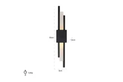 Best Richmond Interiors Wandlamp Mylas black 210860