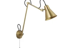 Searchlight Wandlampen^Wandlamp 7403PB Swing Arm