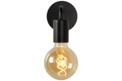 Discount Lucide Wandlamp Zwart Scott