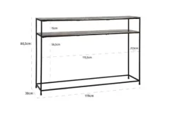 Outlet Richmond Interiors Wandtafel 210433 Chandon