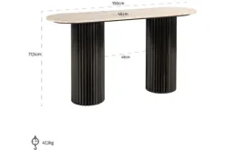 Clearance Richmond Interiors Wandtafel 211600 Hampton