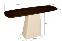 Best Livingfurn Wandtafel Marron