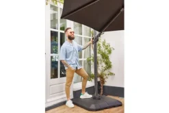 New Zweefparasol r300cm Antraciet 14.121.178 Shadowflex